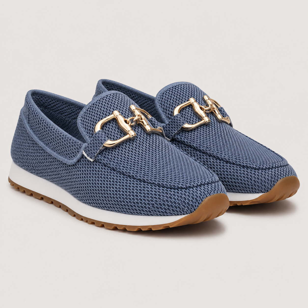 Buckle-Detail Driving Loafers