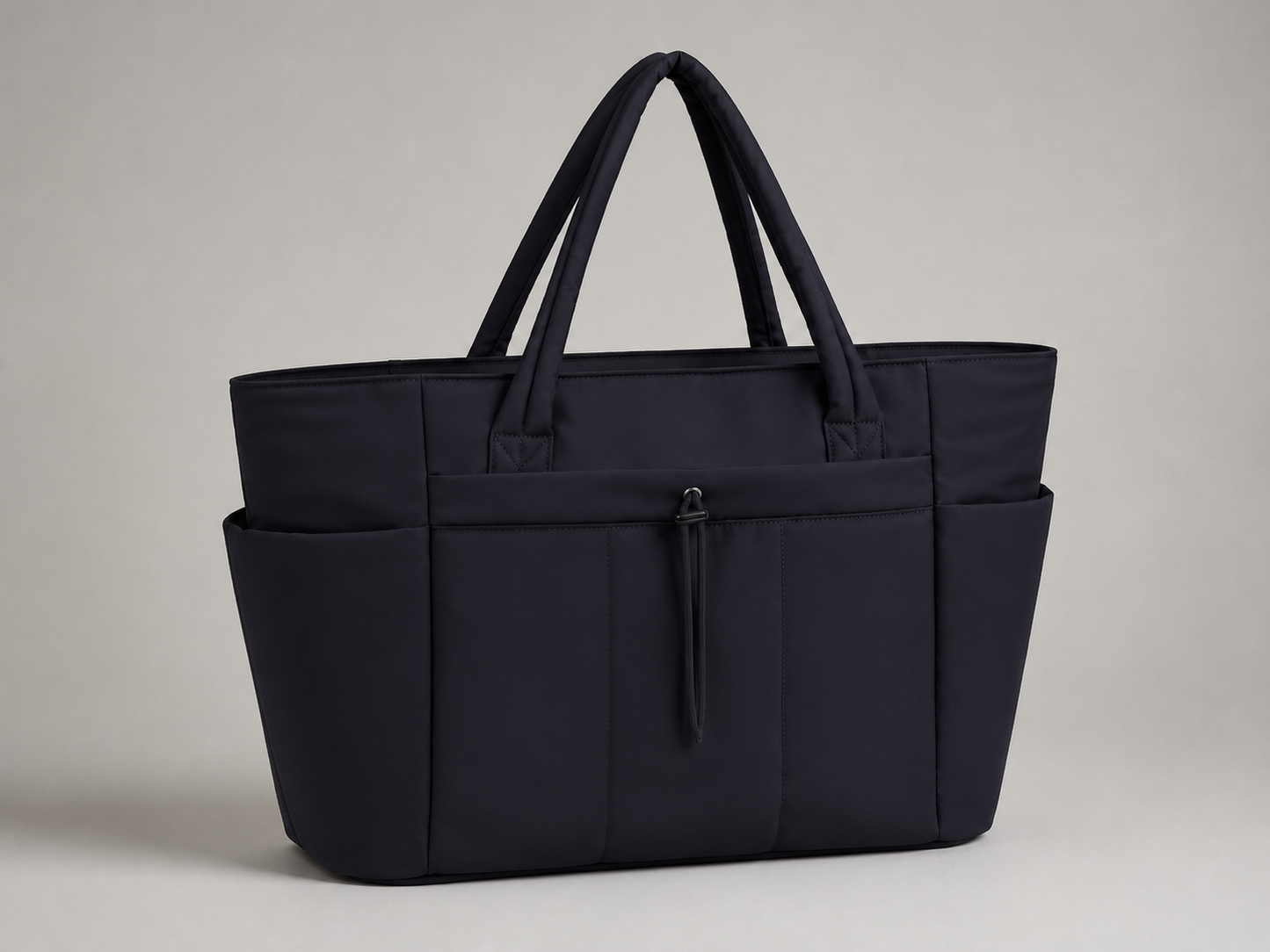 Structured Nylon Travel Tote