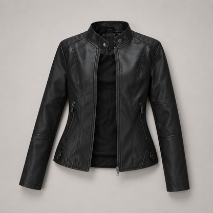 Classic Leather Biker Jacket