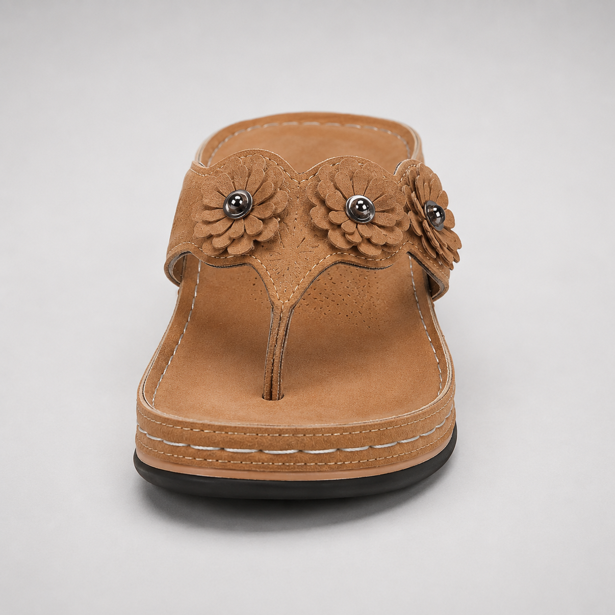 Blossom Thong Wedge Sandals