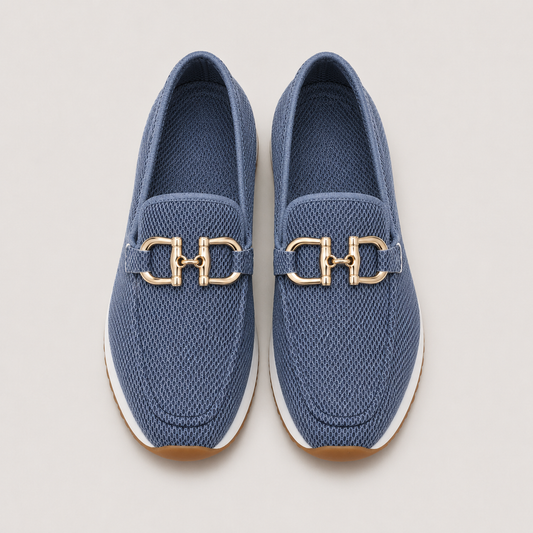 Bit Buckle Driving Loafers
