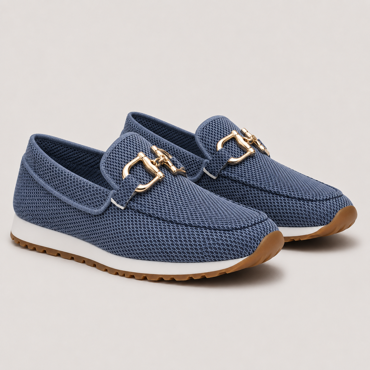 Buckle-Detail Driving Loafers