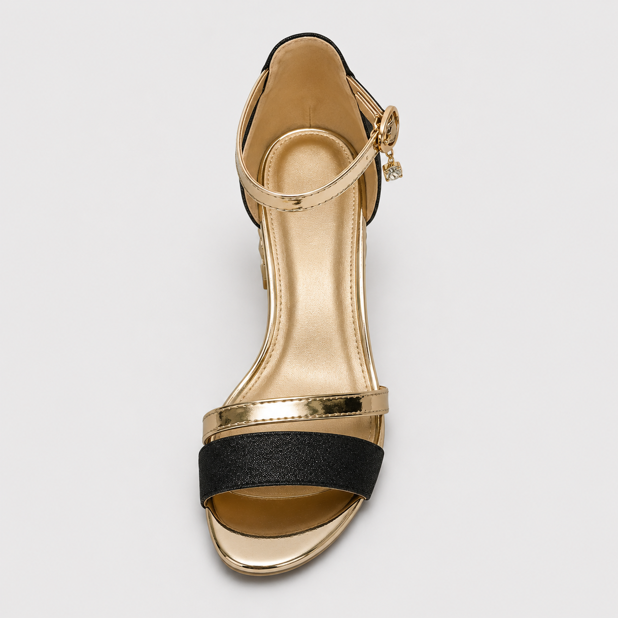 Jeweled Block-Heel Sandals