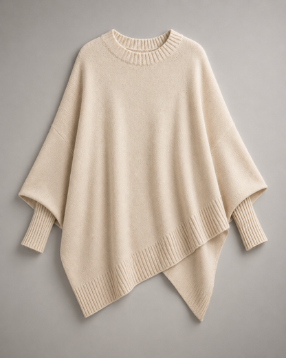 Knit Wrap Poncho Cape