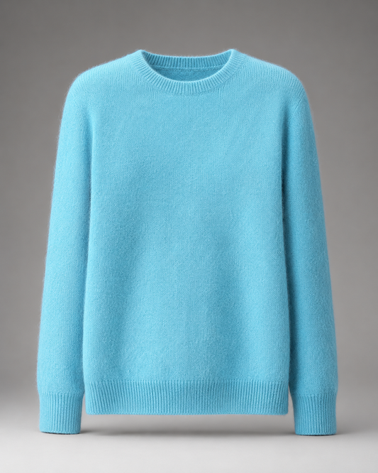 Soft Crewneck Knit Sweater