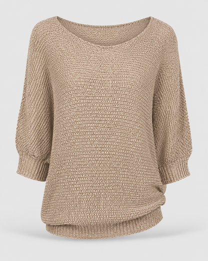 Batwing Dolman Knit Sweater