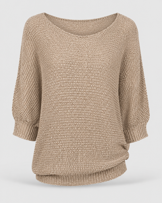 Batwing Dolman Knit Sweater