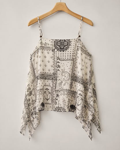Romantic Puff-Sleeve Square-Neck Blouse - Lavender